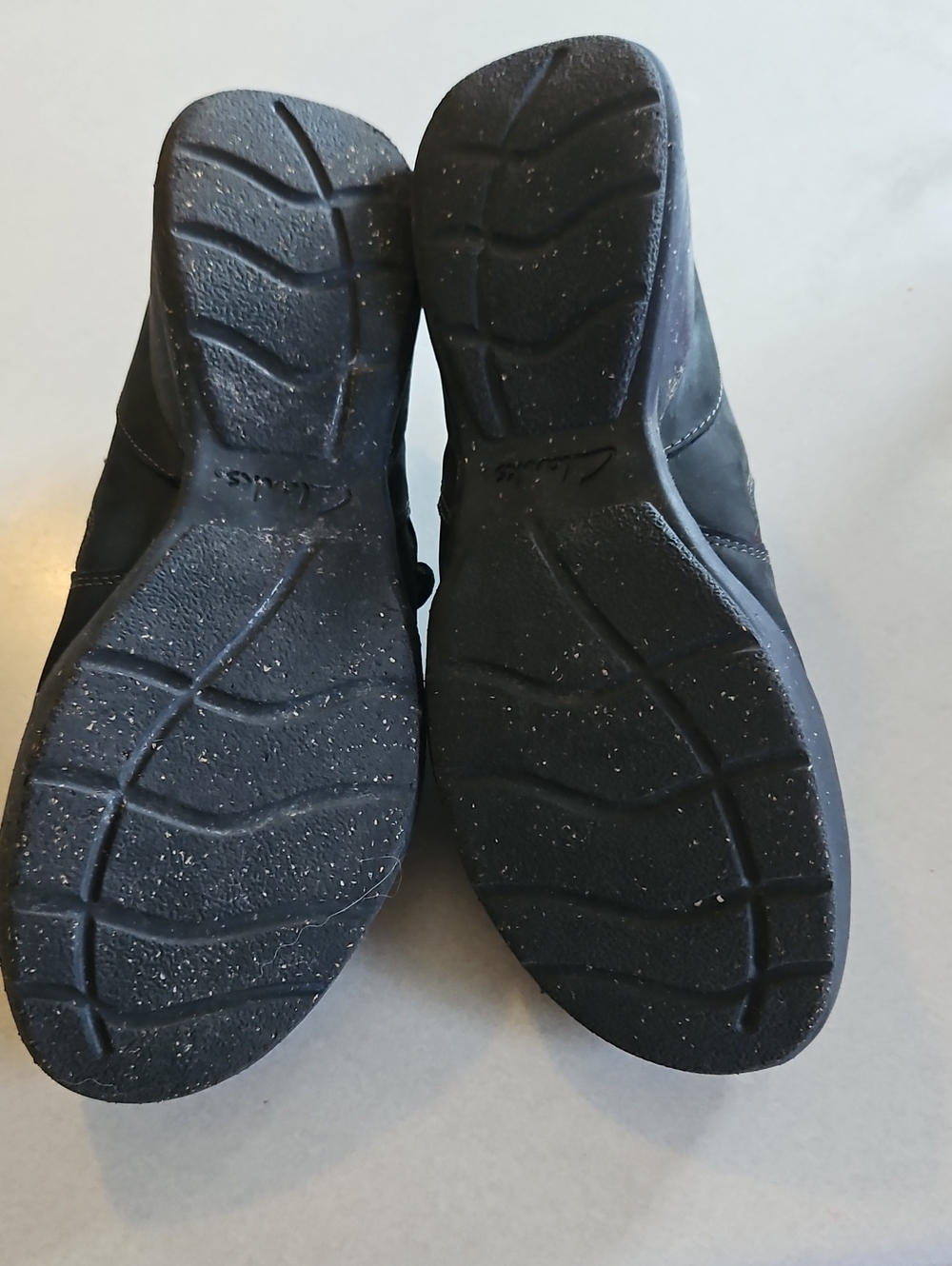 Clarks Roseville Dot Slip On Black Shoes - Picture 11 of 14